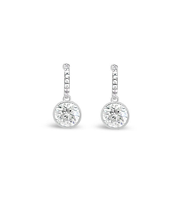 Rubover CZ Drop Earrings