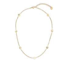 Load image into Gallery viewer, Fine Yellow Gold Plated Disc Chain
