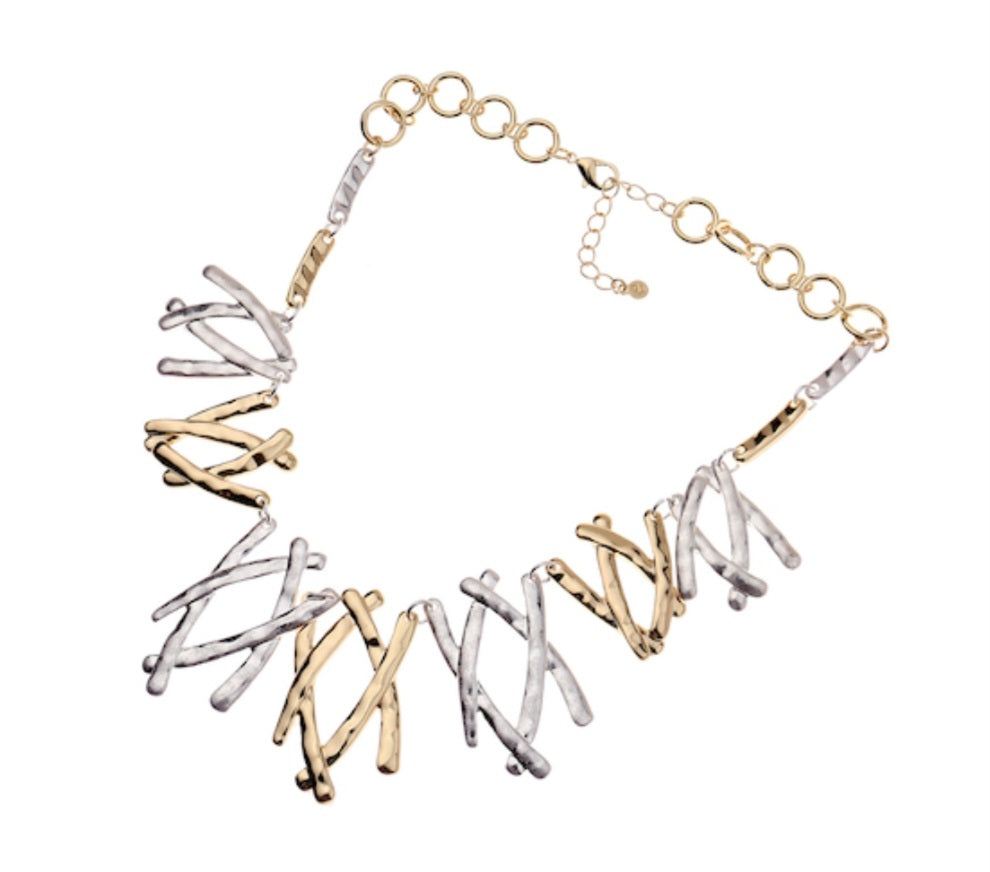 2-Tone Statement Necklace