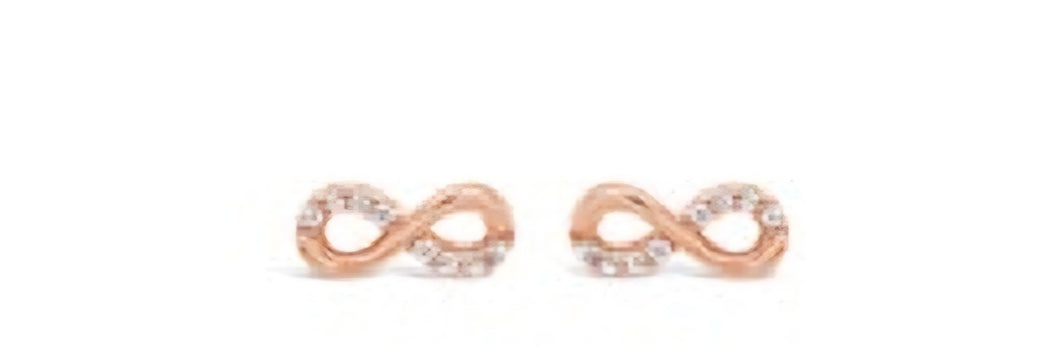 Infinity Knot Stud Earrings