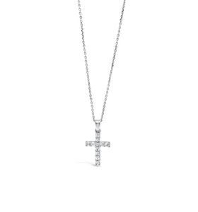 Sterling Silver Classic Cross & Chain
